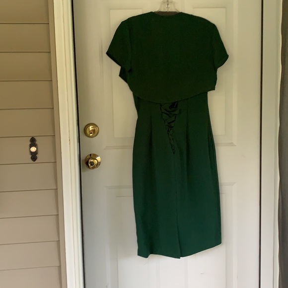 One Shouldered Ruffle Cocktail Dress - Picture 4 of 5